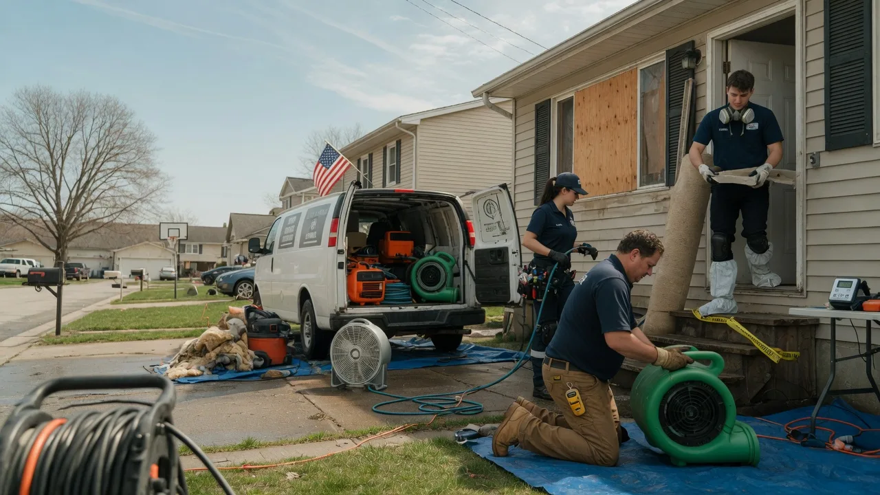 Water Damage Restoration in Columbus, MI near me